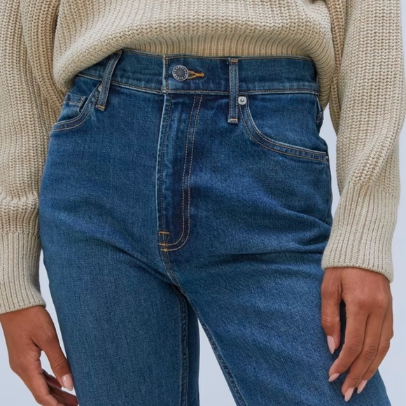 EVERLANE THE CHEEKY HIGH RISE CROP JEAN SIZE 26 - Picture 4 of 16